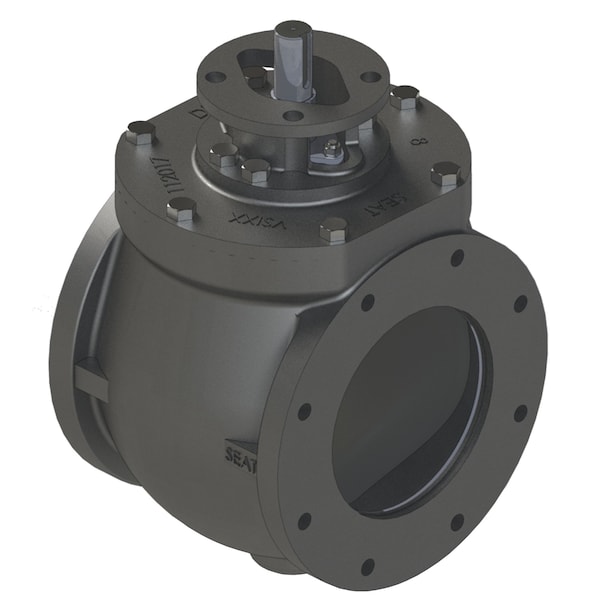 Valve Solutions Inc (Vsi) 3" Eccentric Plug Valve, Full Port, Flanged